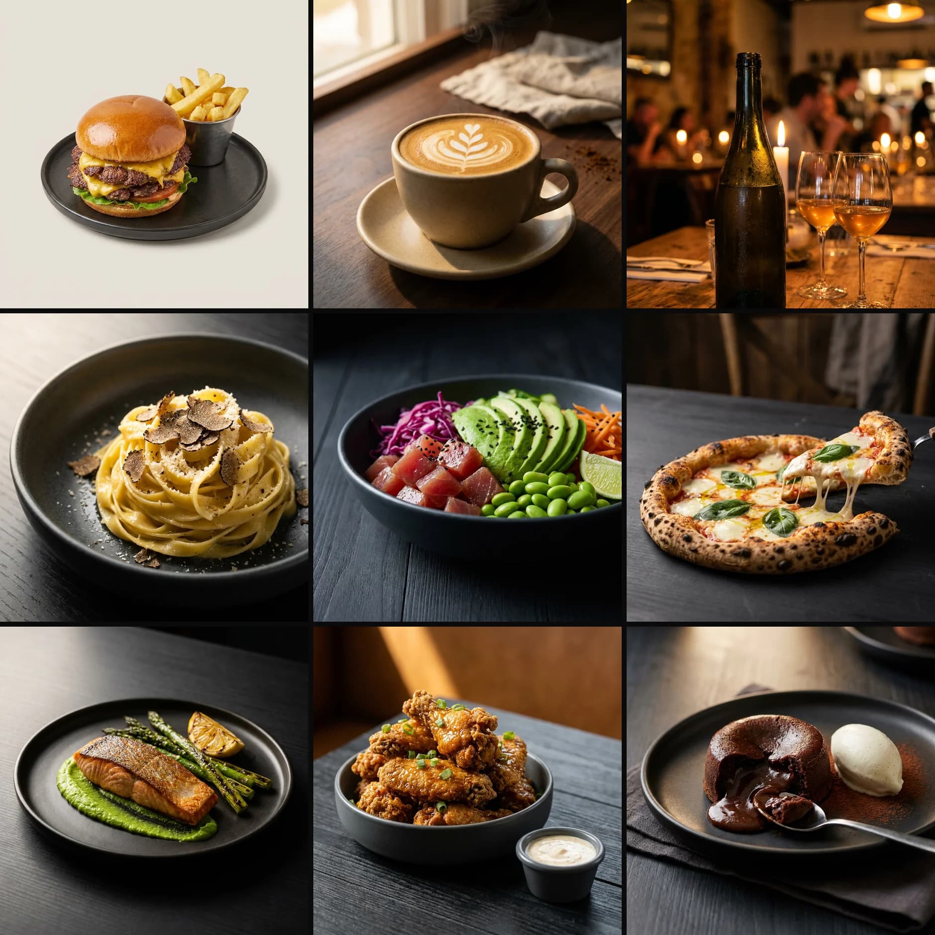 Nine dishes. Four services, three phones, whatever light was on. compared with Nine dishes. One session. One look, app to billboard.